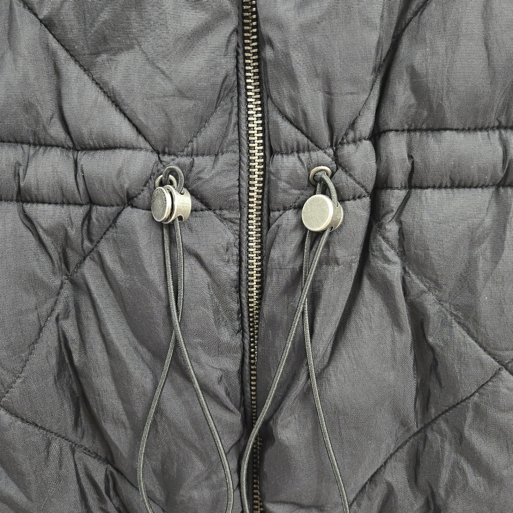 Free People Movement Venture On Vest Reversible Puffer Sherpa Green Black - Picture 13 of 16